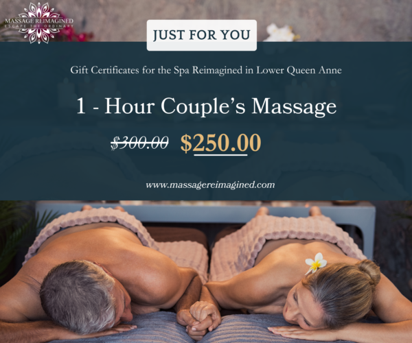 One-Hour Couple's Massage at The Spa Reimagined